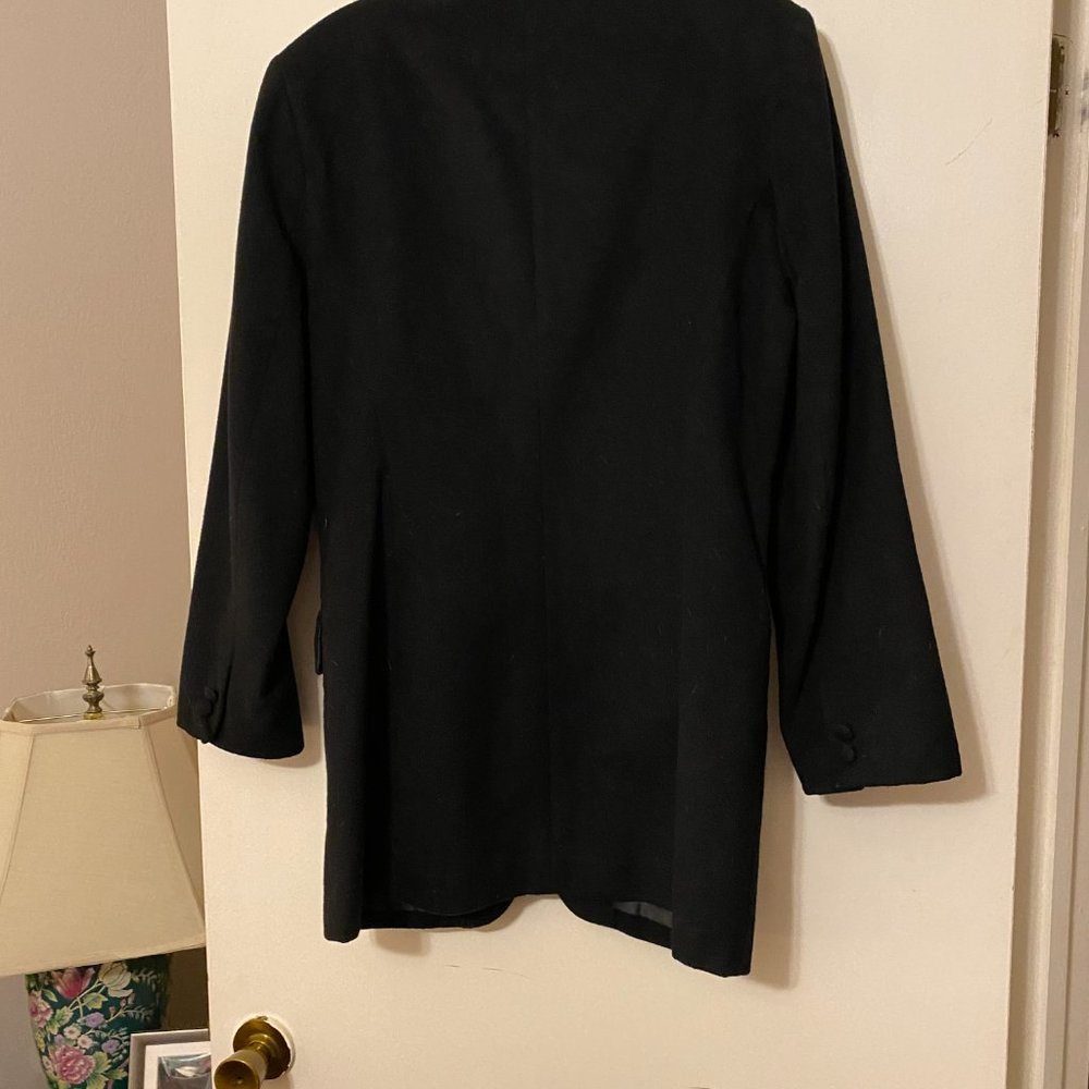 Black Wool Jacket - image 2